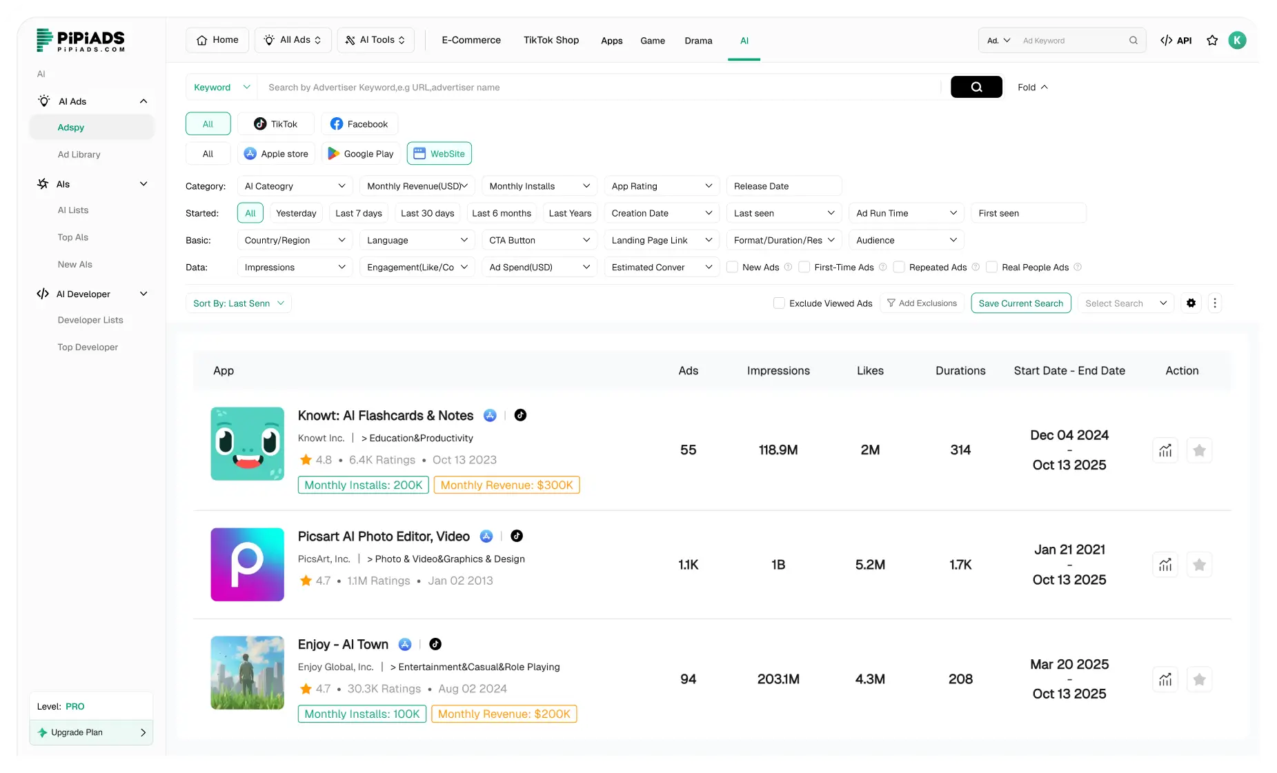 AI SaaS List