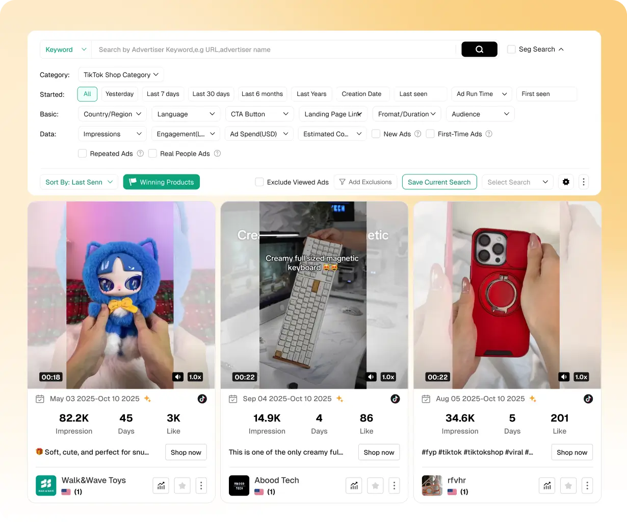 Finden Sie Gewinnende TikTok Shop Produkte