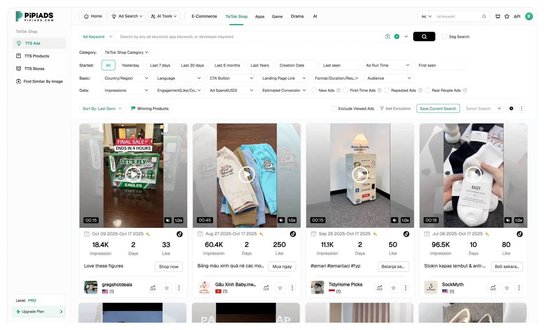 TikTok Shop Anzeigen